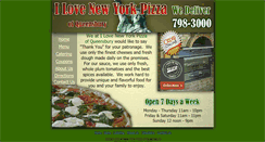 Desktop Screenshot of ilovenypizzaqueensbury.com
